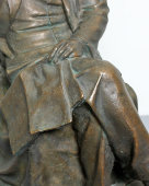 Кабинетная скульптура «Ленин в Смольном», бронза, СССР, 1960-е