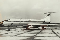 Фотография в рамке со стеклом «Аэрофлот. Самолет Ту-134А-3​», СССР, 1970-80 гг.