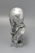 Настольный бюст «Космонавт Юрий Гагарин», силумин, Монументскульптура, 1962 г.