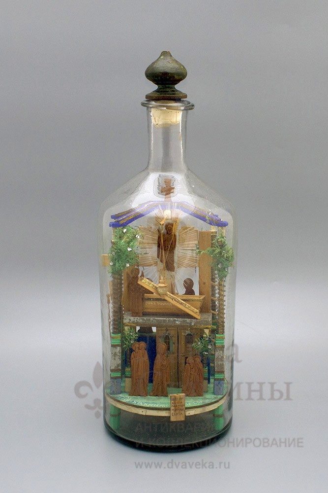 Крест в бутылке
