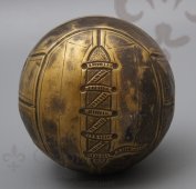 Шкатулка-мяч, Европа, нач. 20 в., латунь