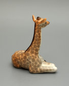Статуэтка «Жираф» из комплекта «Семейство жирафов», скульптор Веселов П. П., ЛФЗ