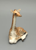 Статуэтка «Жираф» из комплекта «Семейство жирафов», скульптор Веселов П. П., ЛФЗ