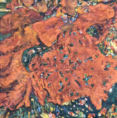 Копия картины Филиппа Малявина «Вихрь», бумага, гуашь, СССР, 1960-е