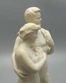 Скульптура «Доярка и пастух», гипс, СССР, 1 пол. 20 в.