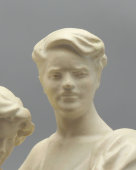 Скульптура «Доярка и пастух», гипс, СССР, 1 пол. 20 в.