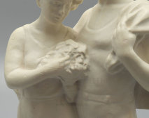 Скульптура «Доярка и пастух», гипс, СССР, 1 пол. 20 в.