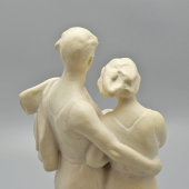 Скульптура «Доярка и пастух», гипс, СССР, 1 пол. 20 в.