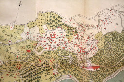 Старинный дореволюционный план Алупки, Россия, кон. 19, нач. 20 века