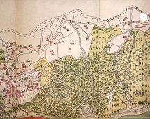 Старинный дореволюционный план Алупки, Россия, кон. 19, нач. 20 века