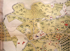 Старинный дореволюционный план Алупки, Россия, кон. 19, нач. 20 века