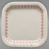 Сувенирный набор для специй «Москва Олимпиада-80»: флакон для уксуса и масла, солонка, перечница, горчичница, подставка, Минский фарфоровый завод, 1980 г.