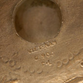 Оригинальное ситечко для чая «Вьетнамец», серебро 900 пр., Вьетнам, 1950-60 гг.