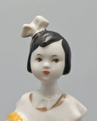 Фигурка «Школьница», скульптор Велихова С. Б., ЛФЗ, 1960-е