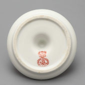 Старинная трактирная пепельница-спичечница «Шиповник», фарфор, Гарднер, кон. 1870-х — 1900-е