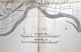 Советский черно-белый план, карта города Москвы, бумага, 1926 г.