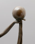 Бронзовая скульптура «Гимнастка с мячом», J. B. Deposee, Европа, сер. 20 в.