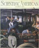 Обложка американского научно-популярного журнала «Scientific American», 11 января 1913 г., паспарту, багет