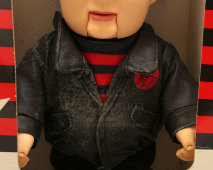 Коллекционная персонажная кукла игрушка эпохи перестройки М. С. Горбачев «Горби» (Gorby. To America with love), винил, Япония, 1990 г.