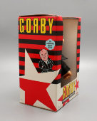 Коллекционная персонажная кукла игрушка эпохи перестройки М. С. Горбачев «Горби» (Gorby. To America with love), винил, Япония, 1990 г.