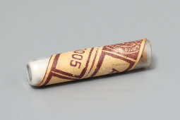 Упаковка таблеток «Аэрон 0,0005» от симптомов морской болезни, Мосгораптекоуправление, 1910-е