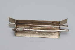 Старинный набор хирургических инструментов для соединения тканей Bonnet, сталь, Европа, нач. 20 в.