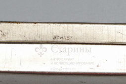 Старинный набор хирургических инструментов для соединения тканей Bonnet, сталь, Европа, нач. 20 в.