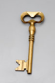 Старинный декоративный штопор «Ключ»​, Россия, 19 век, бронза.