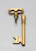 Старинный декоративный штопор «Ключ», бронза, Россия, 19 век