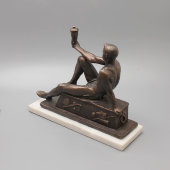 Советская бронзовая скульптура «Спортивный приз», скульптор Абалаков Е. М., 1930-е