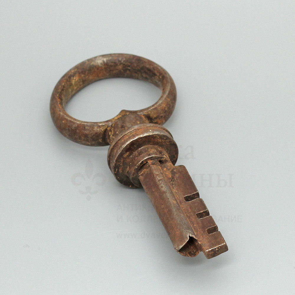 Купить старинный кованный амбарный ключ (12 см), Россия, 19 в.