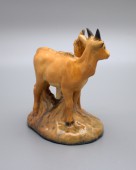 Статуэтка «Пара молодых оленей», керамика, Гжель