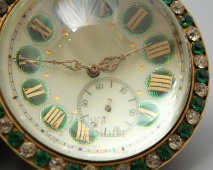 Антикварные механические часы-шар с римскими цифрами, начало 20 века
