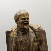 Скульптура «В. И. Ленин», тонированный гипс, 1920-е