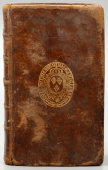 Старинная книга на французском языке «Pensees du pere bourdaloue» (Мысли отца Бурдалу), Франция, кон. 18 в.