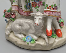 Комплект статуэток «Пара музыкантов с мандолиной и флейтой», фарфор, Эрнст Боне и сыновья (Ernst Bohne & Söhne), Тюрингия, Германия, 1900-1910 гг.