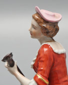 Комплект статуэток «Пара музыкантов с мандолиной и флейтой», фарфор, Эрнст Боне и сыновья (Ernst Bohne & Söhne), Тюрингия, Германия, 1900-1910 гг.