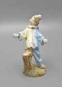 Статуэтка «Паяц», автор Шпис А. К., фарфор, ИФЗ, Александр II, 1850-70 гг.