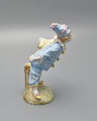 Статуэтка «Паяц», автор Шпис А. К., фарфор, ИФЗ, Александр II, 1850-70 гг.