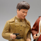 Статуэтка периода культурной революции в Китае, фарфор, 1960-70 гг.