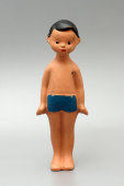 Детская резиновая игрушка «Мальчик в шортах», СССР, 1950-е гг.