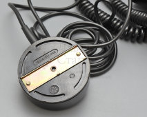 Черный винтажный телефонный аппарат Nordfern W66 в корпусе из бакелита, ГДР, 1960-е