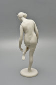 Статуэтка «Гимнастка», бисквитный фарфор, Барановский фарфоровый завод, 1950-60 гг.