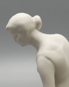 Статуэтка «Гимнастка», бисквитный фарфор, Барановский фарфоровый завод, 1950-60 гг.