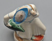 Статуэтка «Рыбы. Февраль» из серии «Знаки зодиака», авторы Кузнецов В. В., Данько Н. Я., фарфор, ГФЗ, 1920-е