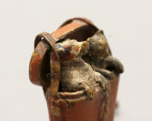 Миниатюра «Собака и кот», венская бронза, Европа, Австрия, 19 в.