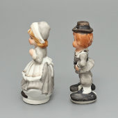 Комплект статуэток «Девочка и мальчик», европейский фарфор, 1950-60 гг.