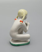 Фигурка «Юный скульптор» (малая), скульптор Столбова Г. С., фарфор ЛФЗ, 1950-60 гг.