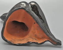 Статуэтка «Обнаженная купальщица», обливная керамика Гжели, 1950-60 гг.