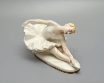 Статуэтка «Балерина», скульптор Сычев В. И., ЛЗФИ, 1950-60 гг.